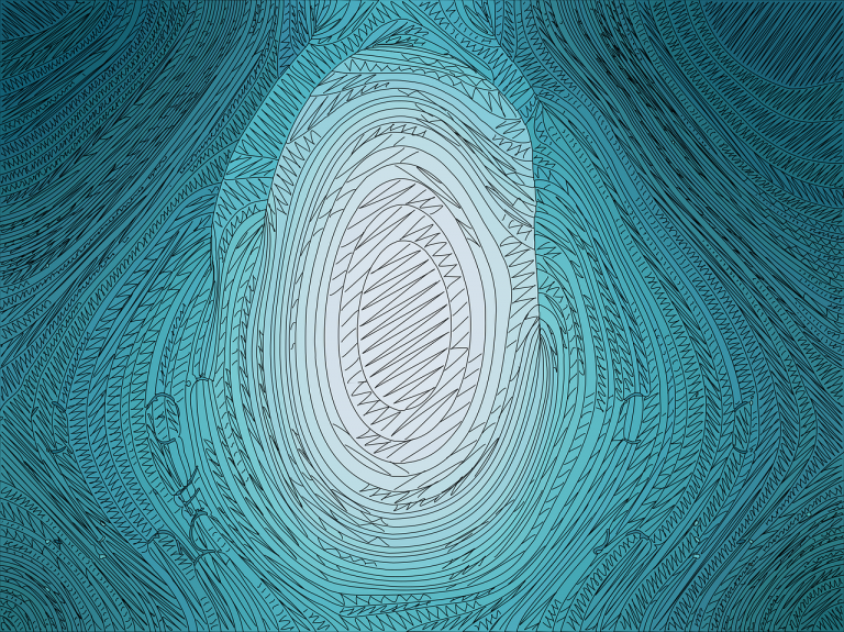 Fingerprint representing unique copywriting voice for travel businesses
